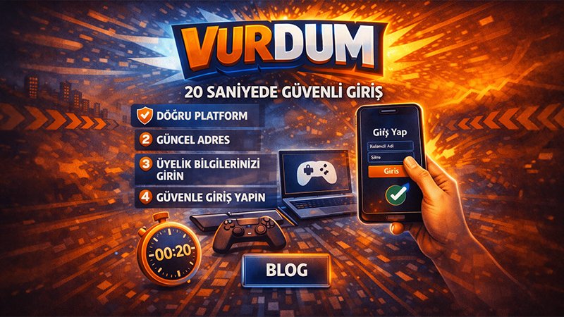20 saniyelik güvenli giriş kontrol listesi görseli